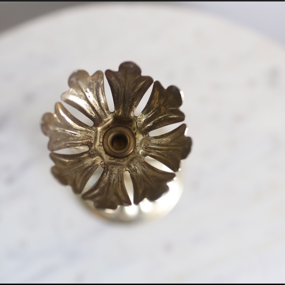 **SOLD**Vintage gold candlestick holder - Picture 4 of 5